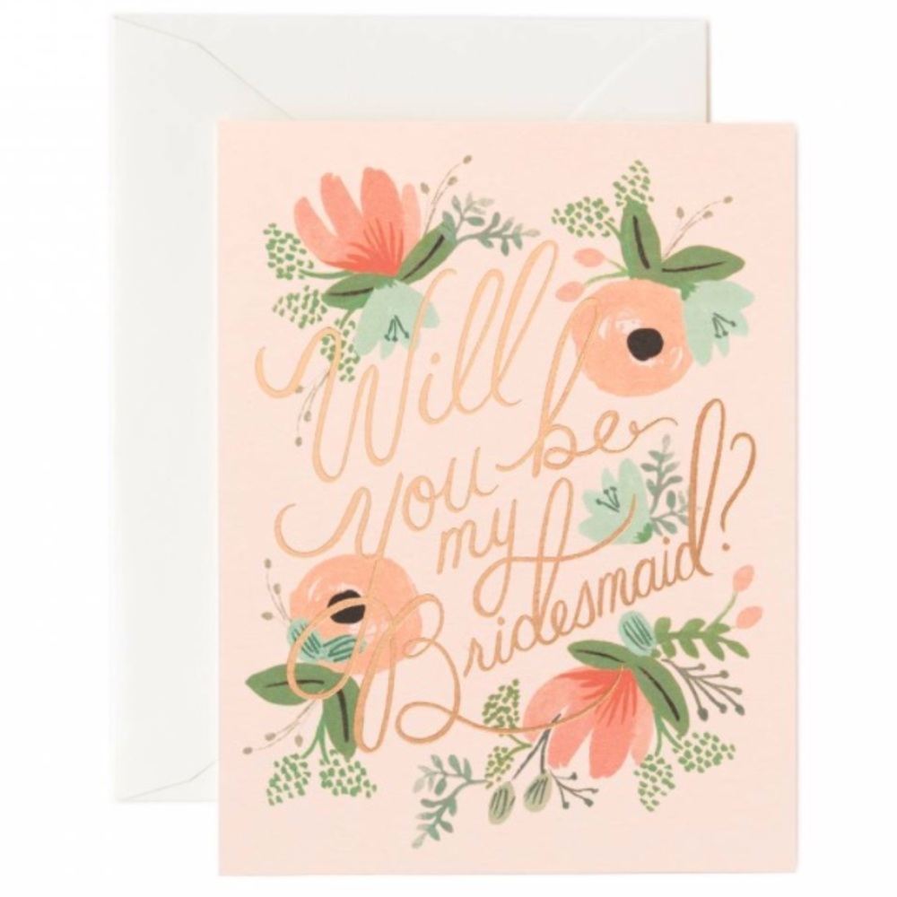 Rifle Paper Co. Will You Be My Bridesmaid Cards